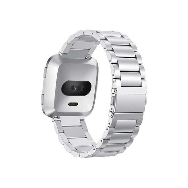 Fitbit Versa 1/2 Stainless-Steel Strap - Silver