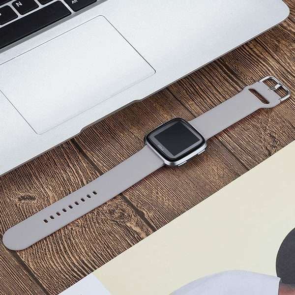 Fitbit Versa 1/2 Silicone Strap Single Loop - Grey