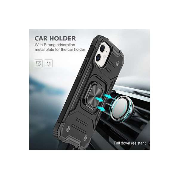 Apple iPhone 12 Shockproof Case - Black
