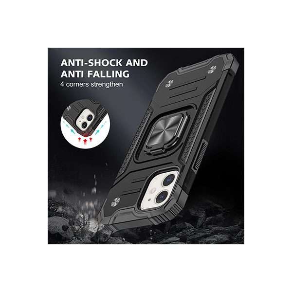 Apple iPhone 12 Shockproof Case - Black