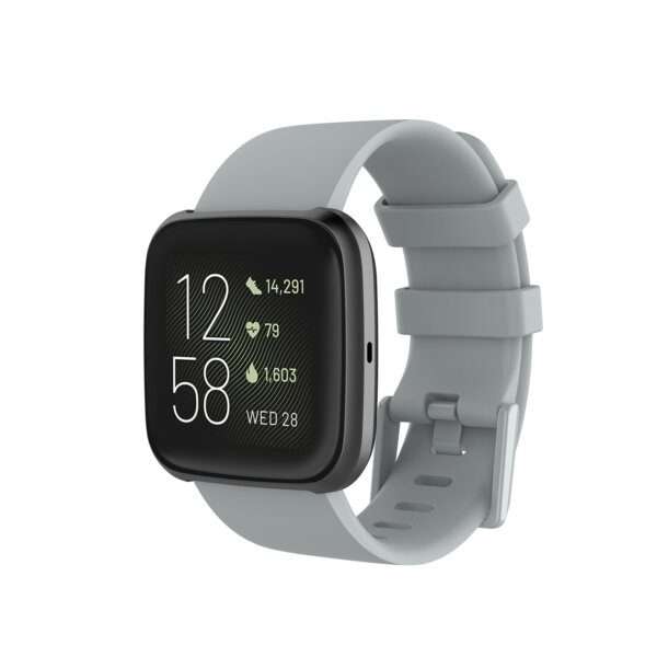 Fitbit Versa 1/2 Silicone Strap Double Loop - Grey