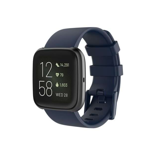 Fitbit Versa 1/2 Silicone Strap Double Loop - Navy