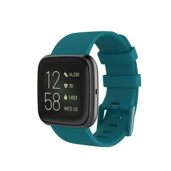 Fitbit Versa 1/2 Silicone Strap Double Loop - Turquoise