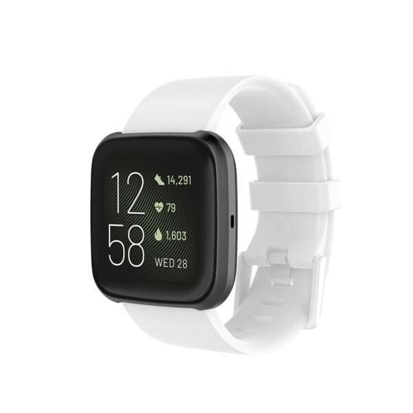Fitbit Versa 1/2 Silicone Strap Double Loop - White