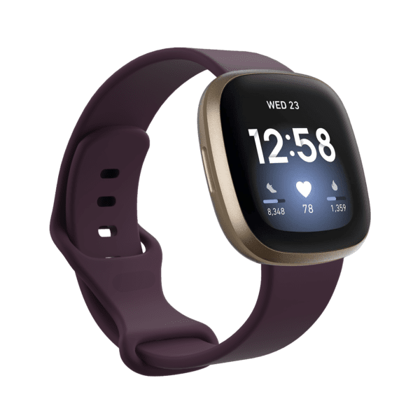 Fitbit Versa 3/4 & Sense Silicone Strap - Purple