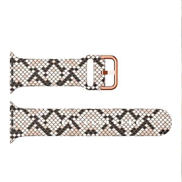Apple Watch Printed Silicone Strap - Snake Skin