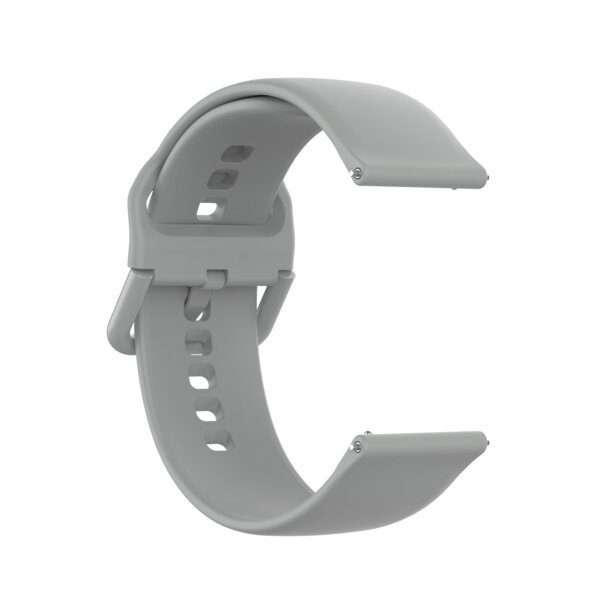 Fitbit Versa 1/2 Silicone Strap with Color Buckle - Grey
