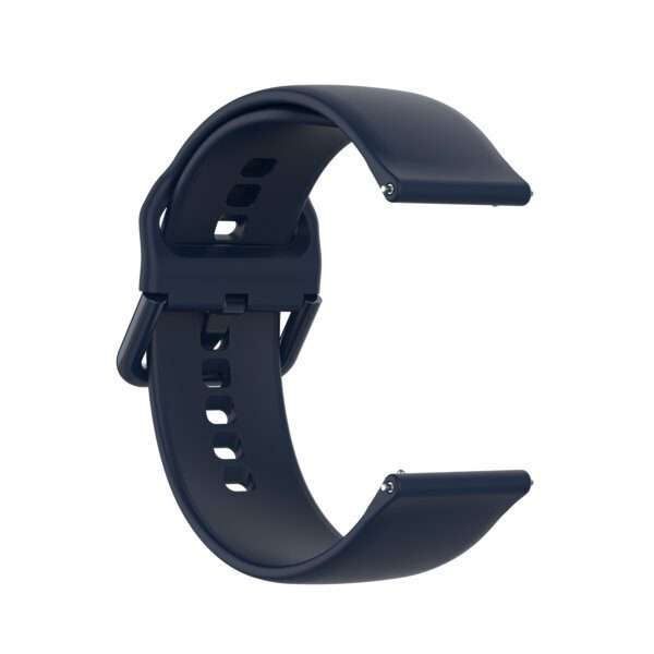 Fitbit Versa 1/2 Silicone Strap with Color Buckle - Navy