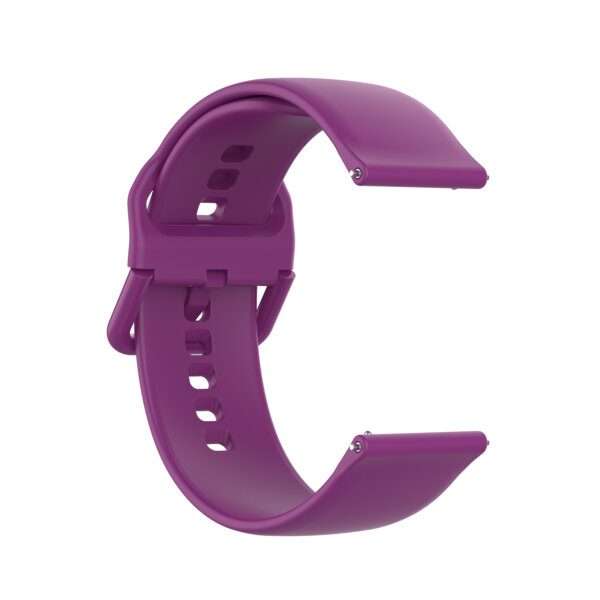 Fitbit Versa 1/2 Silicone Strap with Color Buckle - Purple
