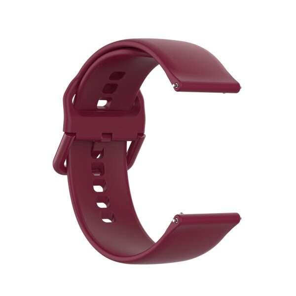 Fitbit Versa 1/2 Silicone Strap with Color Buckle - Maroon