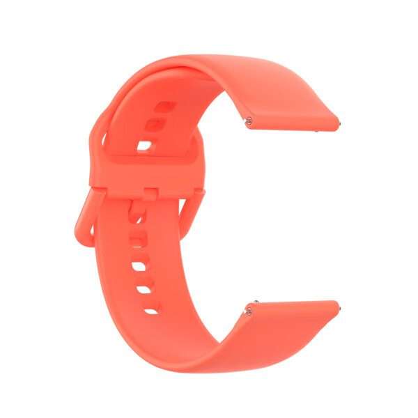 Fitbit Versa 1/2 Silicone Strap with Color Buckle - Orange