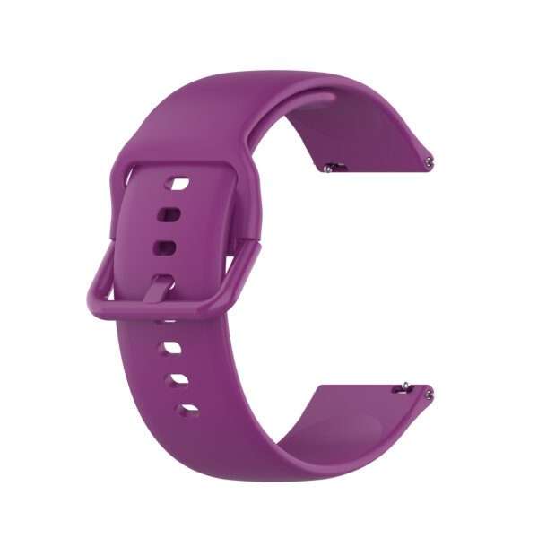 Fitbit Versa 1/2 Silicone Strap with Color Buckle - Purple