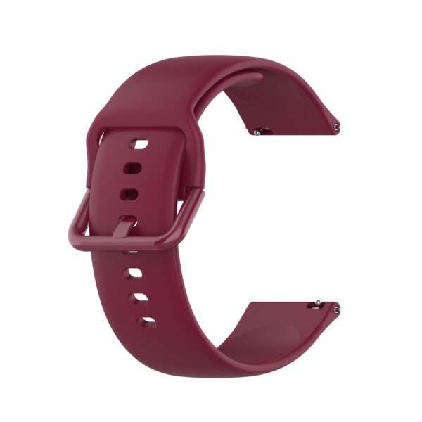 Fitbit Versa 1/2 Silicone Strap with Color Buckle - Maroon
