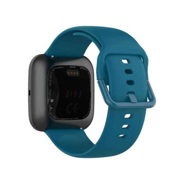 Fitbit Versa 1/2 Silicone Strap with Color Buckle - Turquoise