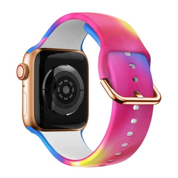 Apple Watch Printed Silicone Strap - Tye Dye