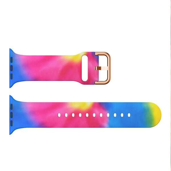 Apple Watch Printed Silicone Strap - Tye Dye