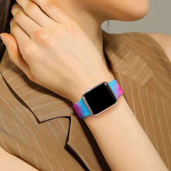 Apple Watch Printed Silicone Strap - Tye Dye