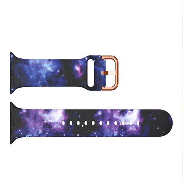 Apple Watch Printed Silicone Strap - Starry Sky