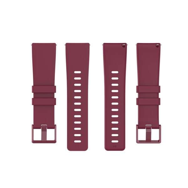 Fitbit Versa 1/2 Silicone Strap Double Loop - Maroon