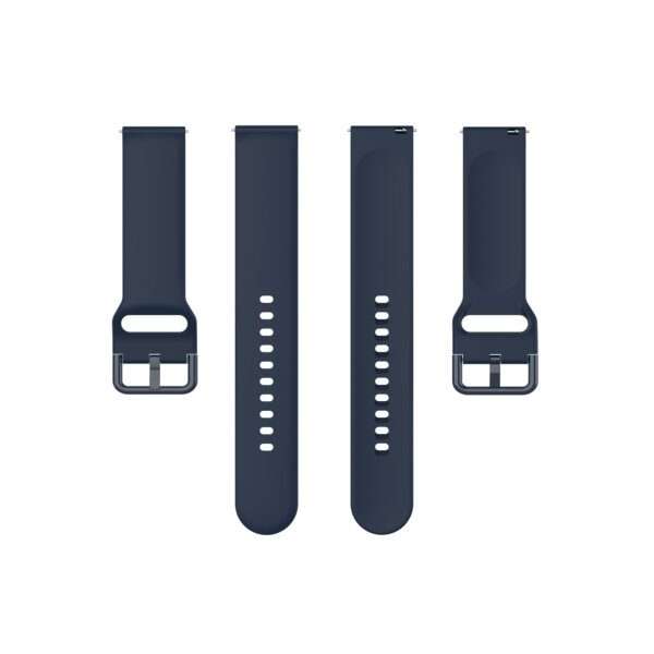 Fitbit Versa 1/2 Silicone Strap with Color Buckle - Navy