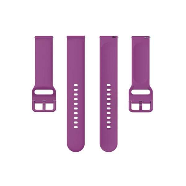 Fitbit Versa 1/2 Silicone Strap with Color Buckle - Purple