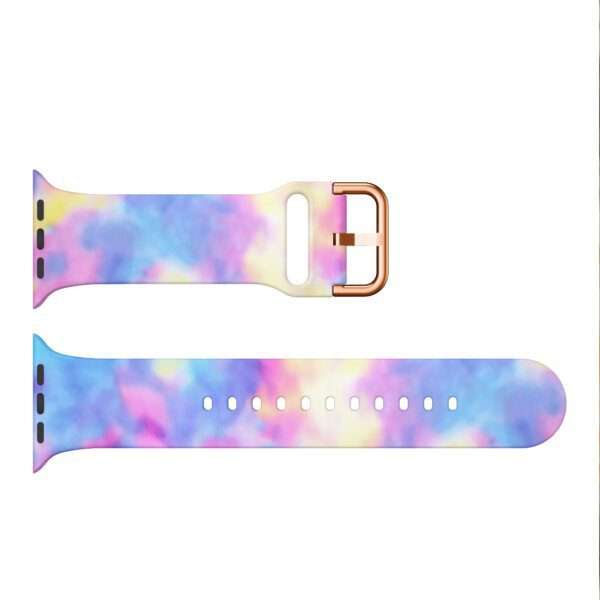 Apple Watch Printed Silicone Strap - Holographic Print