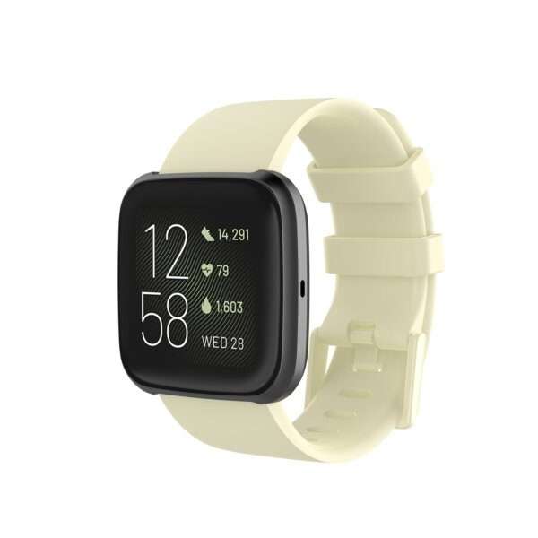 Fitbit Versa 1/2 Silicone Strap Double Loop - Beige