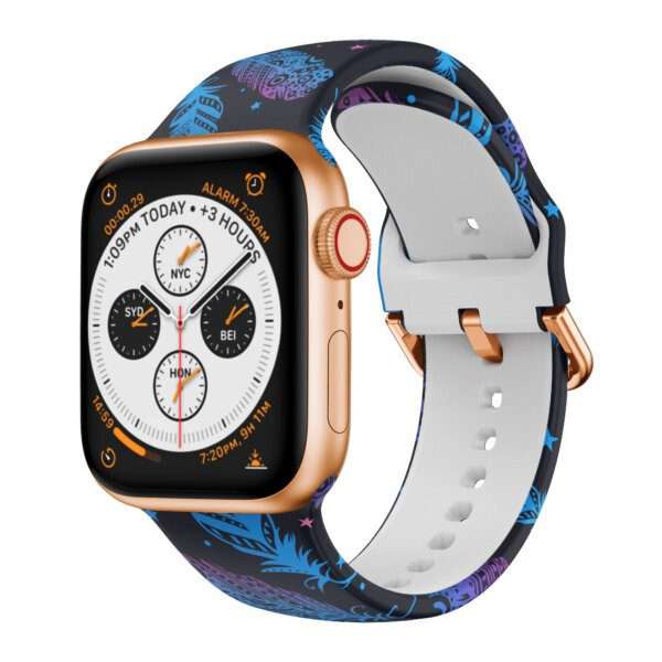 Apple Watch Printed Silicone Strap - Bohimien