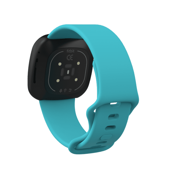 Fitbit Versa 3/4 & Sense Silicone Strap - Turquoise