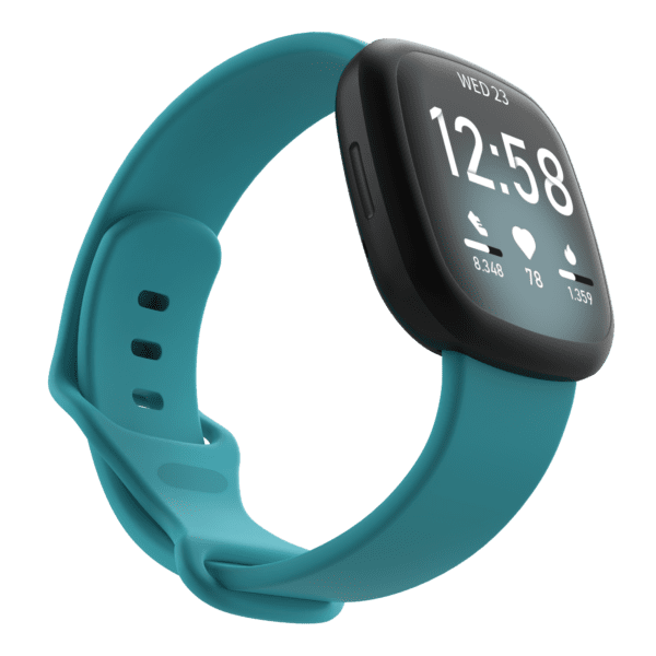 Fitbit Versa 3/4 & Sense Silicone Strap - Turquoise