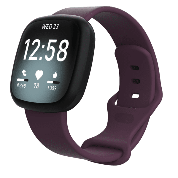 Fitbit Versa 3/4 & Sense Silicone Strap - Purple