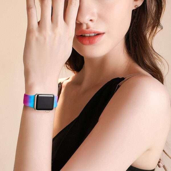 Apple Watch Printed Silicone Strap - Tye Dye
