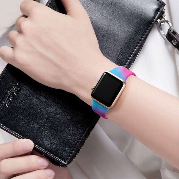 Apple Watch Printed Silicone Strap - Tye Dye