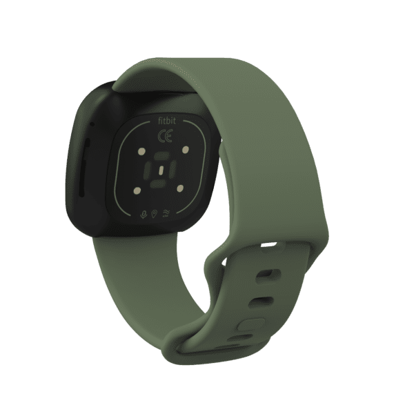 Fitbit Versa 3/4 & Sense Silicone Strap - Army Green