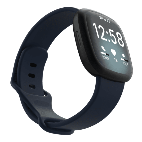 Fitbit Versa 3/4 & Sense Silicone Strap - Navy