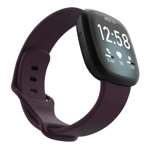 Fitbit Versa 3/4 & Sense Silicone Strap - Purple