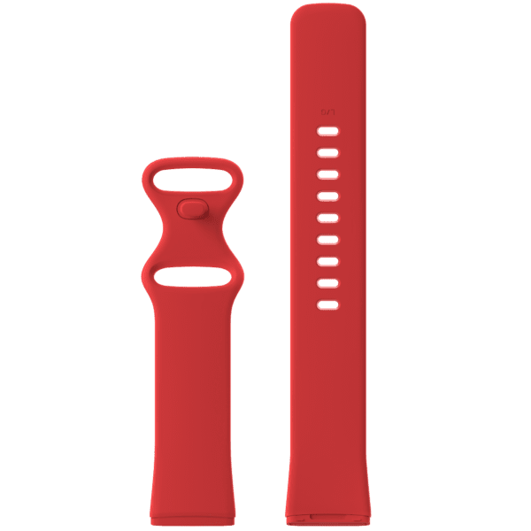 Fitbit Versa 3/4 & Sense Silicone Strap - Red