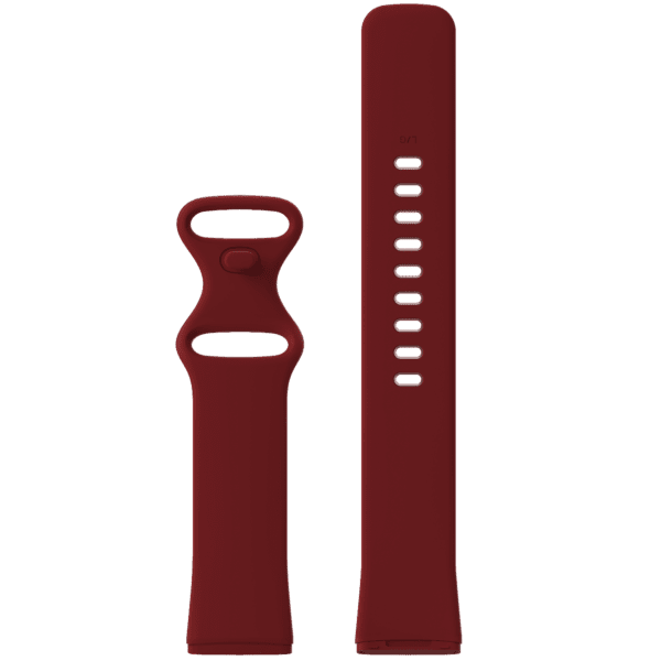 Fitbit Versa 3/4 & Sense Silicone Strap - Wine Red