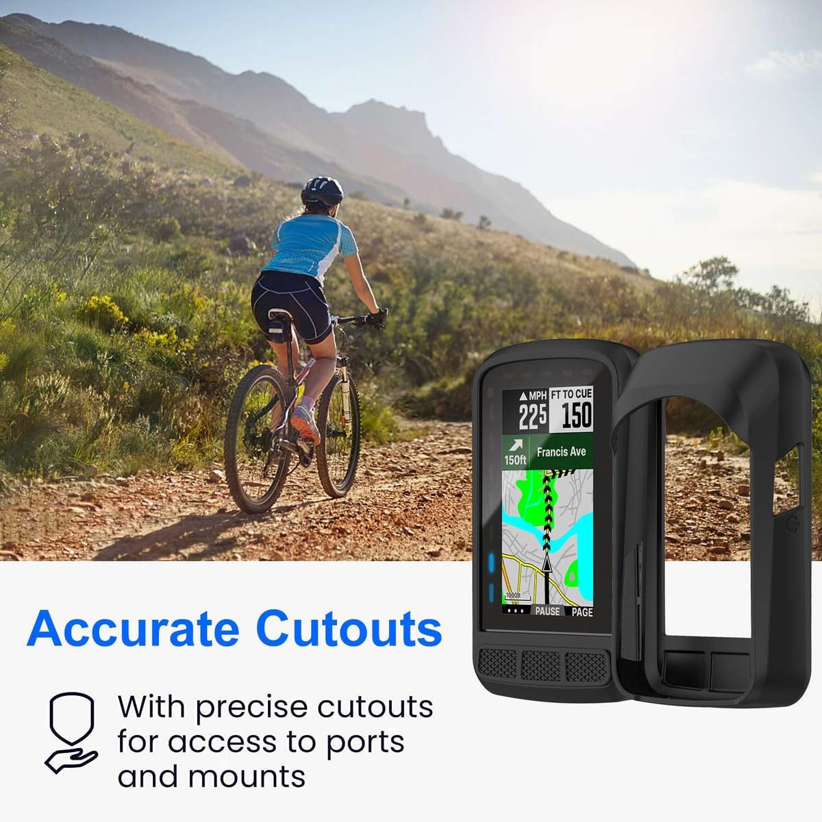 Wahoo Elemnt Roam 2 Protective Silicone Case - Black