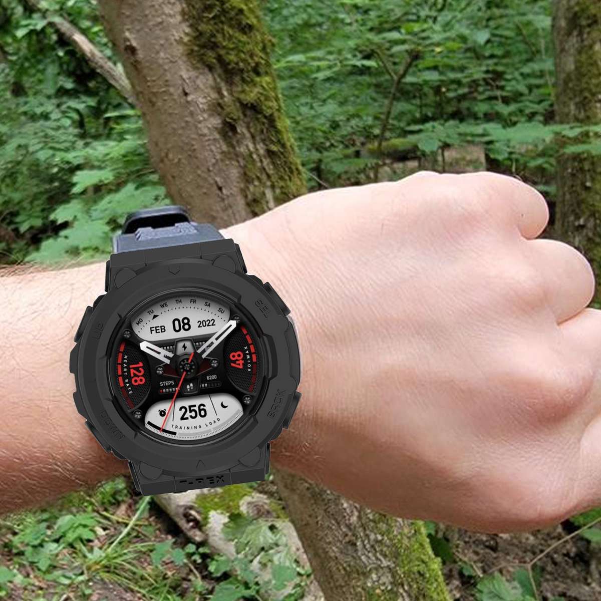 Amazfit T-Rex 2 Hollow Style Protective Case - Black