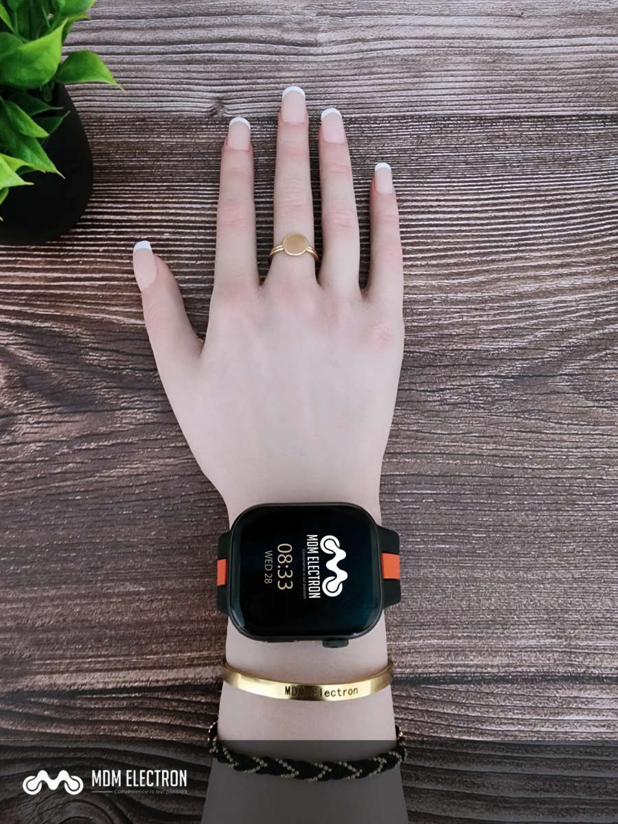 Apple Watch Two Tone Silicone Strap - Black and Red