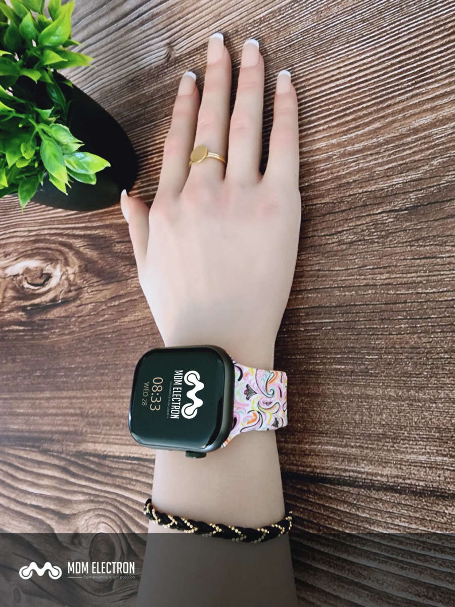 Apple Watch Printed Silicone Strap - Fireworks