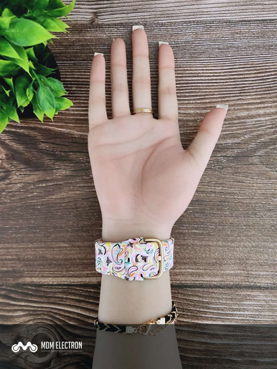 Apple Watch Printed Silicone Strap - Fireworks
