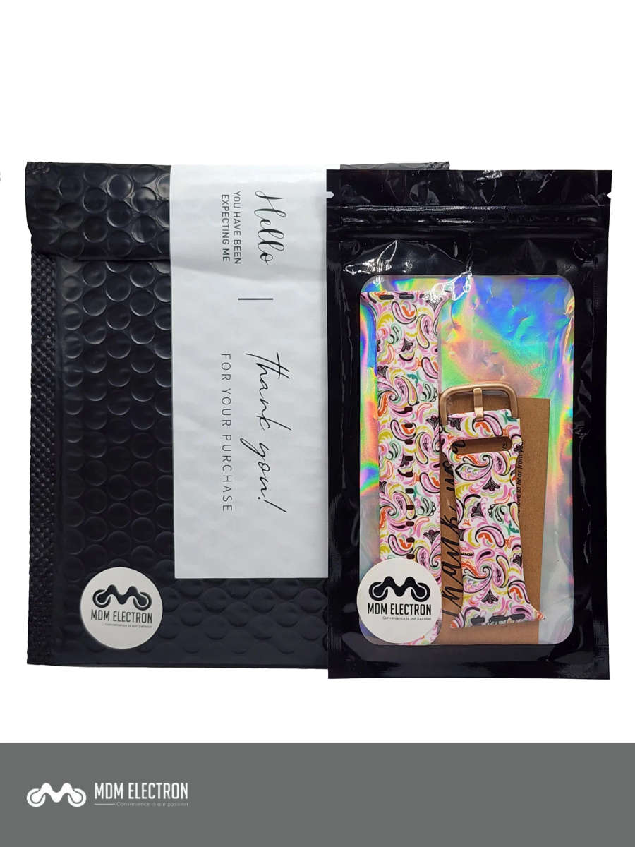 Apple Watch Printed Silicone Strap - Fireworks