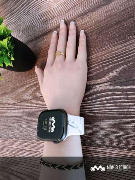 Apple Watch Printed Silicone Strap - Marble Print