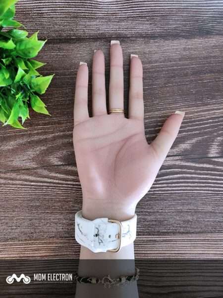 Apple Watch Printed Silicone Strap - Marble Print