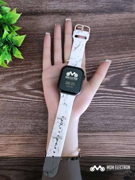 Apple Watch Printed Silicone Strap - Marble Print