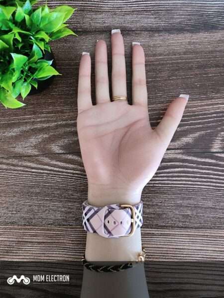 Apple Watch Printed Silicone Strap - Plaid