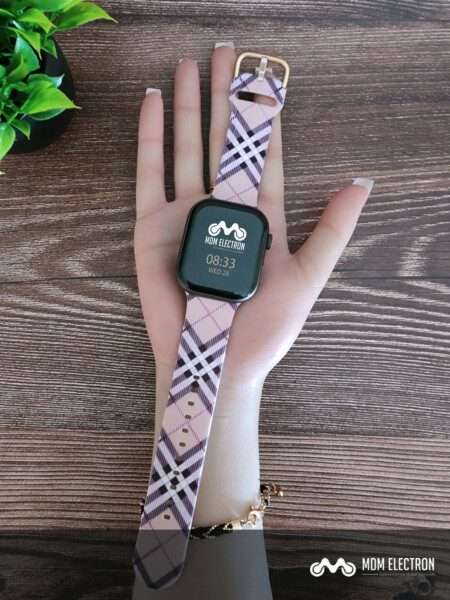 Apple Watch Printed Silicone Strap - Plaid