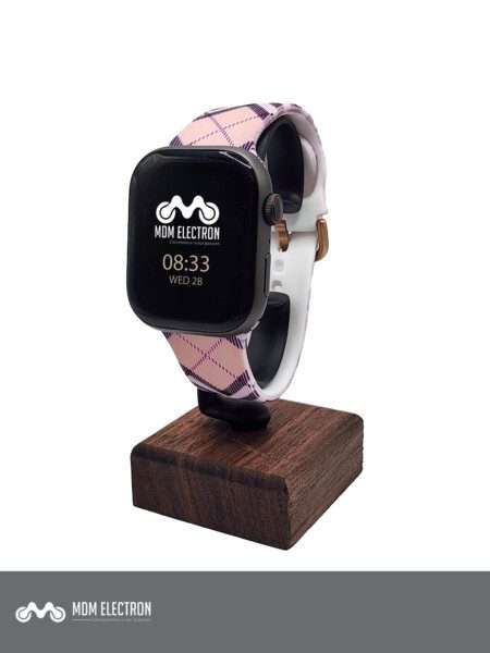 Apple Watch Printed Silicone Strap - Plaid